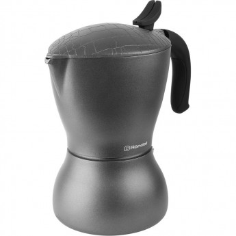 Гейзерная кофеварка RONDELL ESCURION GREY 9 чашек, 0,45 л Гейзерная кофеварка RONDELL ESCURION GREY 9 чашек, 0,45 л