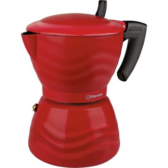 Гейзерная кофеварка RONDELL FIERO 6 чашек, 0,3 л Гейзерная кофеварка RONDELL FIERO 6 чашек, 0,3 л