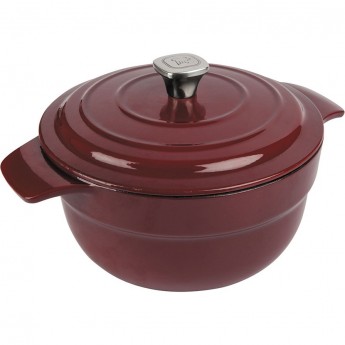 Кастрюля круглая RONDELL NOBLE RED 24 см, 4,2 л Кастрюля круглая RONDELL NOBLE RED 24 см, 4,2 л