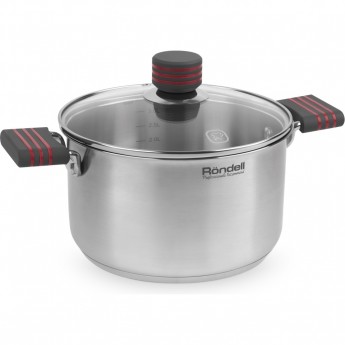 Кастрюля с/кр 20 см 3,4 л RONDELL Stripes (ST) 1280 Кастрюля с/кр 20 см 3,4 л RONDELL Stripes (ST) 1280