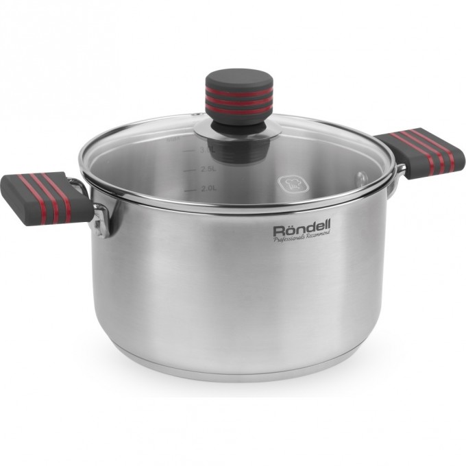 Кастрюля с/кр 20 см 3,4 л RONDELL Stripes (ST) 1280 RDS-1280