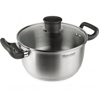 Кастрюля с крышкой RONDELL DRIVE 20 см, 2,8 л Кастрюля с крышкой RONDELL DRIVE 20 см, 2,8 л