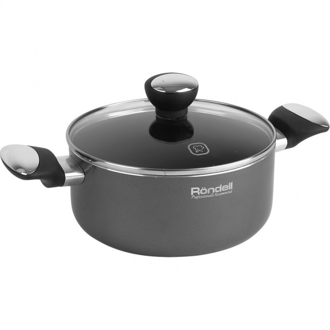 Кастрюля с крышкой RONDELL ESTHETE 20 см, 2,35 л RDA-1079