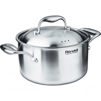 Кастрюля с крышкой RONDELL EVOLUTION 18 см, 2,7 л Кастрюля с крышкой RONDELL EVOLUTION 18 см, 2,7 л