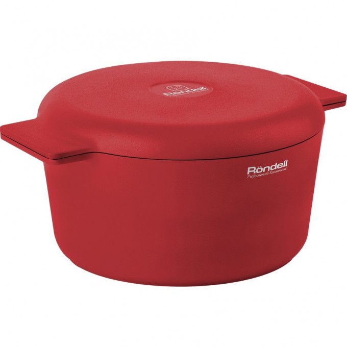 Кастрюля с крышкой RONDELL FLAMENCO 24 см, 4,6 л RDA-1184