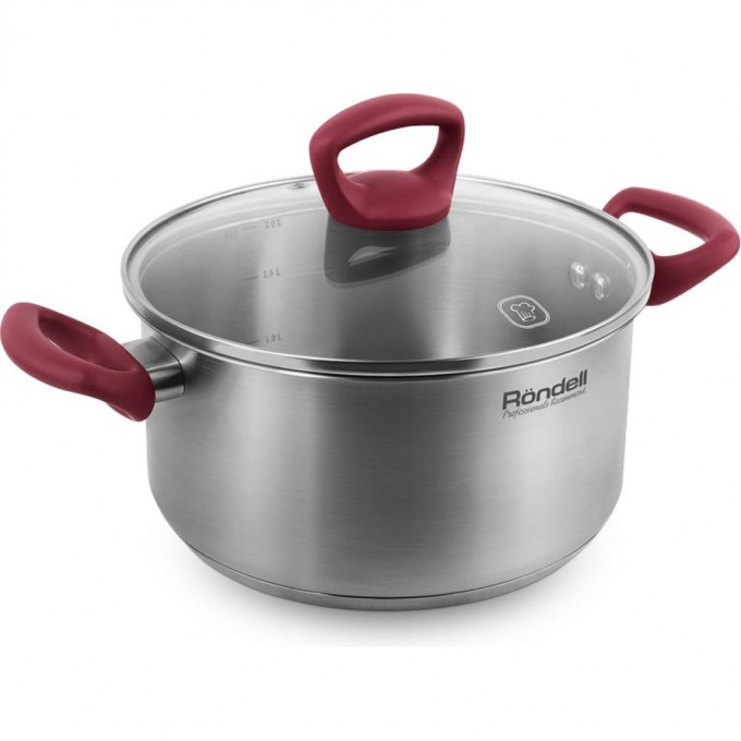 Кастрюля с крышкой RONDELL HEIDI 20 см, 2,8 л RDS-1113