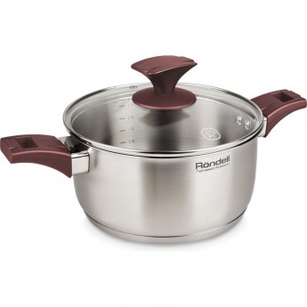 Кастрюля с крышкой RONDELL IMPULSE 20 см 2,8 л RDS-1017 Кастрюля с крышкой RONDELL IMPULSE 20 см 2,8 л RDS-1017
