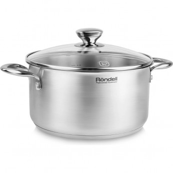 Кастрюля с крышкой RONDELL MERKUR 20 см, 3,1 л Кастрюля с крышкой RONDELL MERKUR 20 см, 3,1 л