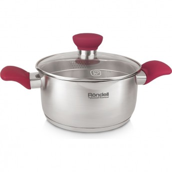 Кастрюля с крышкой RONDELL PROVOKE 24 см, 5,1 л Кастрюля с крышкой RONDELL PROVOKE 24 см, 5,1 л