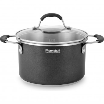 Кастрюля с крышкой RONDELL STERN 20 см, 3,9 л Кастрюля с крышкой RONDELL STERN 20 см, 3,9 л