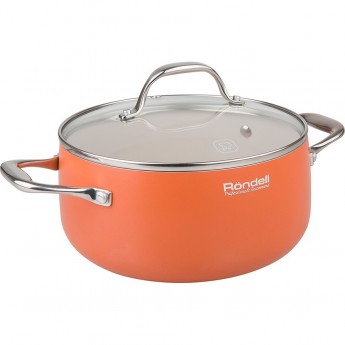 Кастрюля с крышкой RONDELL TERRAKOTTE 20 см 3,2 л RDA-542 Кастрюля с крышкой RONDELL TERRAKOTTE 20 см 3,2 л RDA-542