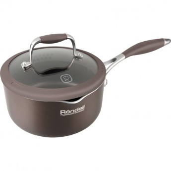 Ковш с крышкой RONDELL MOCACCINO 16 см 1,1 л Ковш с крышкой RONDELL MOCACCINO 16 см 1,1 л