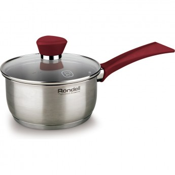 Ковш с крышкой RONDELL STRIKE 14 см 0,9 л Ковш с крышкой RONDELL STRIKE 14 см 0,9 л