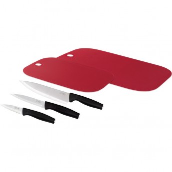Набор из 3 ножей и 2 разделочных досок RONDELL TRUMPF Набор из 3 ножей и 2 разделочных досок RONDELL TRUMPF
