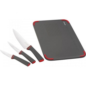 Набор из 3 ножей и разделочной доски RONDELL STRIKE Набор из 3 ножей и разделочной доски RONDELL STRIKE
