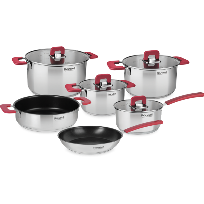 Набор посуды 10 предметов RONDELL SAVVY RDS-1189