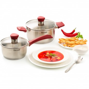 Набор посуды 5 предметов RONDELL STRIKE RDS-1664 Набор посуды 5 предметов RONDELL STRIKE RDS-1664