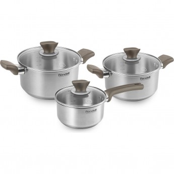 Набор посуды 6 предметов RONDELL ALLIAGE RDS-1198 Набор посуды 6 предметов RONDELL ALLIAGE RDS-1198