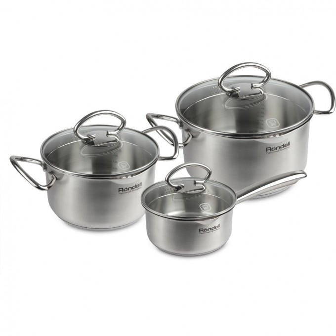 Набор посуды 6 предметов RONDELL EDEL RDS-993