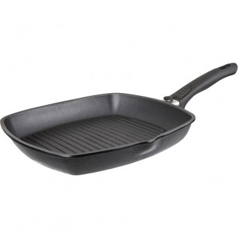 Сковорода-гриль RONDELL ESCURION 28x28х4,4 см со съемной ручкой Сковорода-гриль RONDELL ESCURION 28x28х4,4 см со съемной ручкой