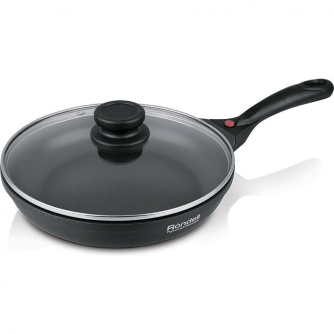 Сковорода с крышкой RONDELL ELEMENTS 24х5 см со съемной ручкой RDA-288