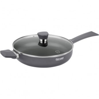 Сотейник с крышкой RONDELL STRIKE 28х6,5 см Сотейник с крышкой RONDELL STRIKE 28х6,5 см