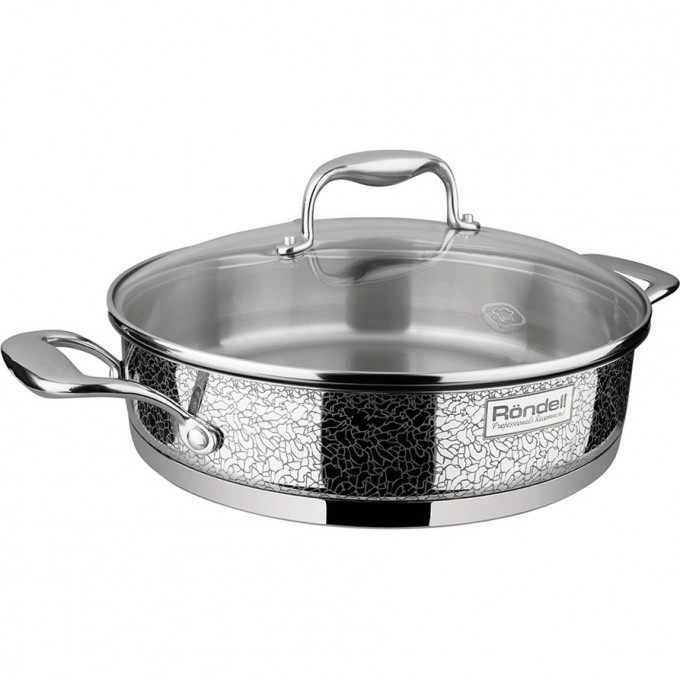 Сотейник с крышкой RONDELL VINTAGE 26х6,5 см RDS-353
