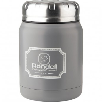 Термос для еды RONDELL GREY PICNIC 0,5 л Термос для еды RONDELL GREY PICNIC 0,5 л