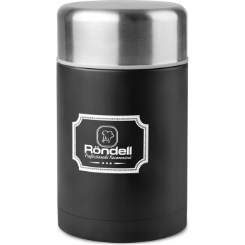 Термос для еды RONDELL PICNIC BLACK 0,8 л с внутренним контейнером 0,35 л Термос для еды RONDELL PICNIC BLACK 0,8 л с внутренним контейнером 0,35 л